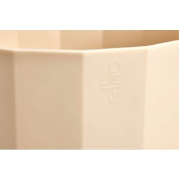 elho Topf facet rund 30 cm - mandelrosa