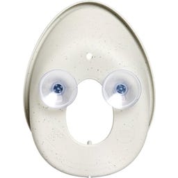 elho essential Fensterfutterhaus 25 cm - faseriges grau