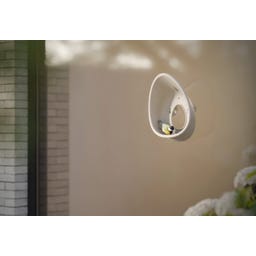 elho essential Fensterfutterhaus 25 cm - faseriges grau