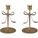 Garden Trading Kerzenständer Schleife 2er-Set - klein