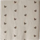 DBKD Serviette Herz - braun