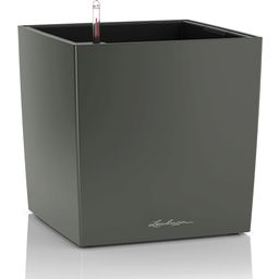 Lechuza CUBE Premium 30 Planter - Metallic Anthracite