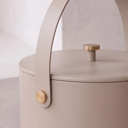 LIVLIG Ascheeimer - beige
