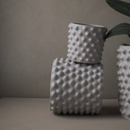 DBKD Blumentopf CLOUDY mini - greige