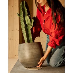 elho ripple floorprotector 21 cm, gris seta