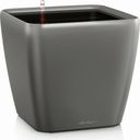 Lechuza QUADRO Premium LS 35 Planter - Metallic Anthracite