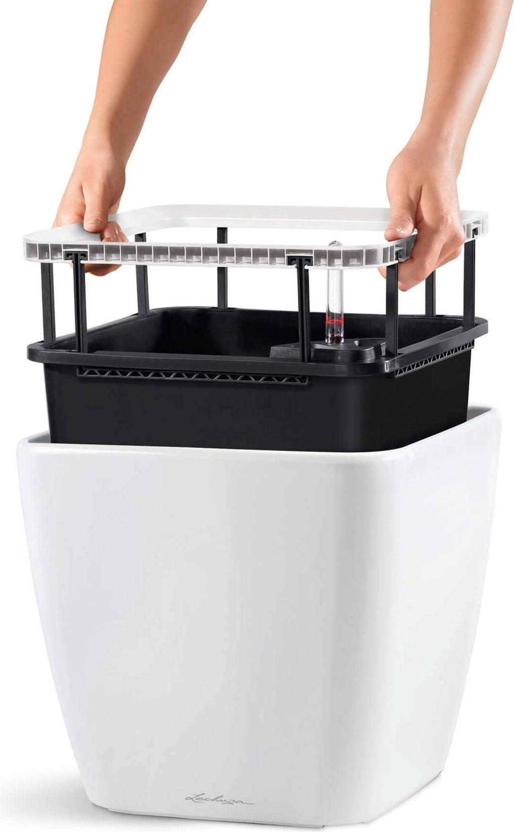 Lechuza Okrasni lonecf QUADRO Premium LS 35