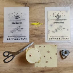 Dantesmile Tissu En Cire d'Abeille