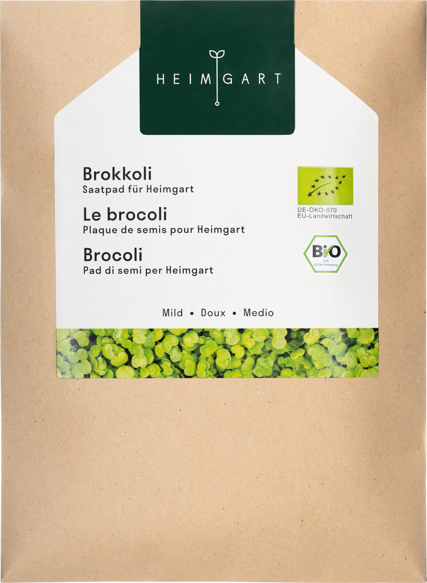 Heimgart Mikrogrönt Odlingsplatta - Broccoli - 1 st.