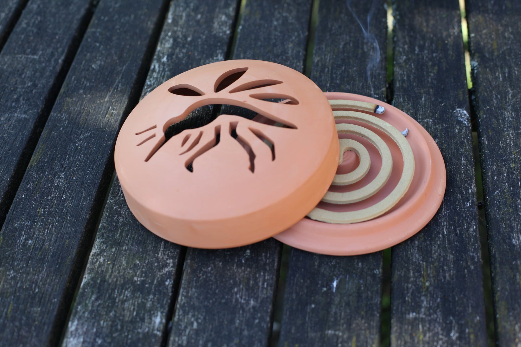 Esschert Design Citronellaspiraler i Terrakotta - 1 Set