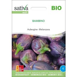 Sativa Organic Bambino Aubergines - 1 Pkg