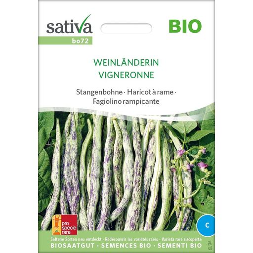 Sativa Weinländerin Organic Runner Beans - 1 Pkg