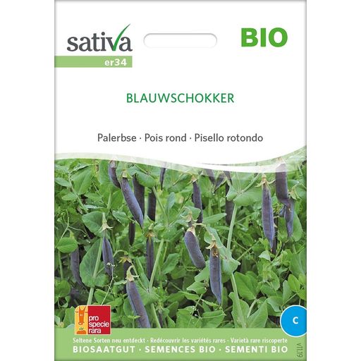 Sativa Pisello Rotondo Bio - Blauwschokker - 1 conf.