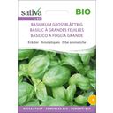 Sativa Biologische Grootbladige Basilicum - 1 Verpakking