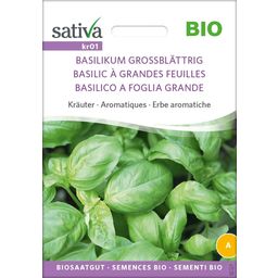 Sativa Bio Kräuter "Basilikum Großblättrig"