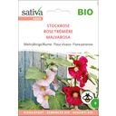 Sativa Biologische Meerjarige Bloem Stokroos - 1 Verpakking
