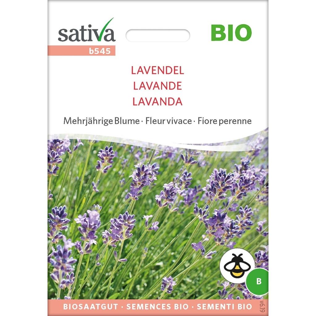 Sativa Organic Perennial Lavender, 1 Package - Bloomling International