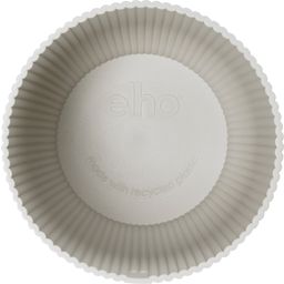 elho Cache-Pot VIBES FOLD Rond - 22 cm - Blanc soie