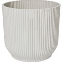 elho Cache-Pot VIBES FOLD Rond - 16 cm - Blanc soie