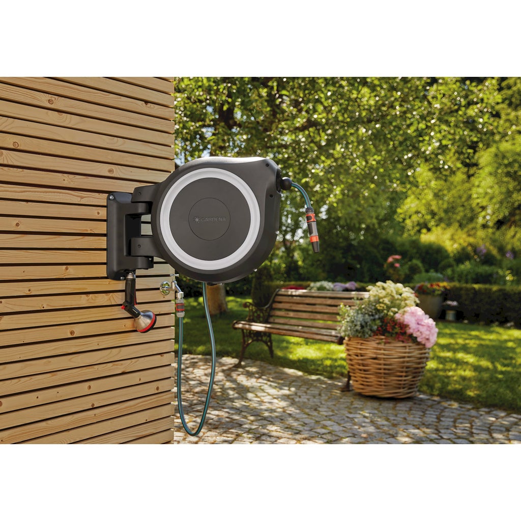 GARDENA WandSchlauchbox RollUp M/L Bloomling Deutschland