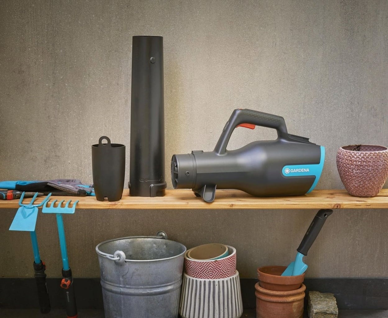 Akumulatorski vrtni puhalnik PowerJet 18V P4A, set Ready-To-Use - 1 set.