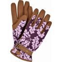 Burgon & Ball Guanti da Giardinaggio - Oak Leaf, Plum - M/L