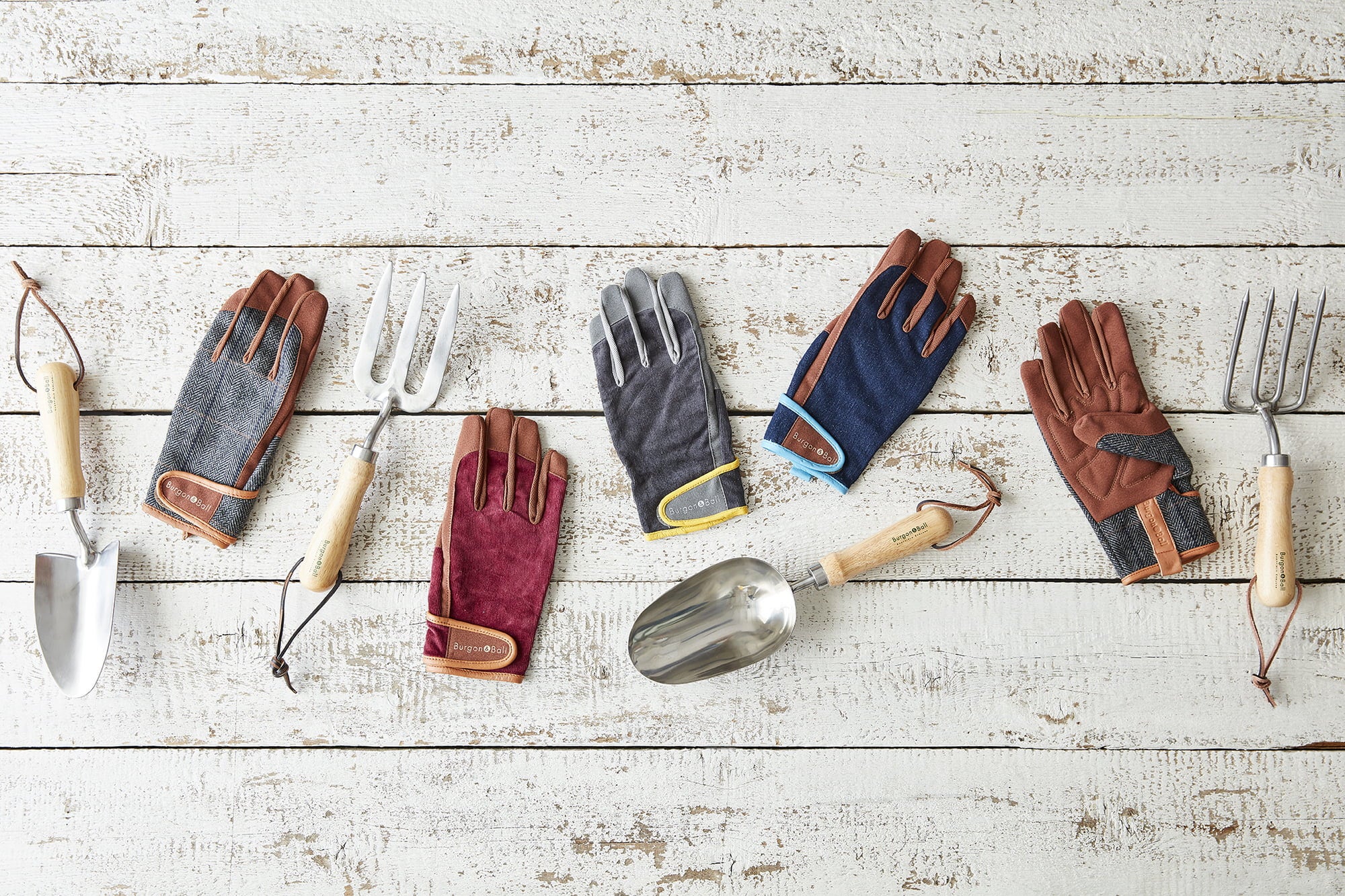 Burgon & Ball Slate Corduroy Men's Gloves
