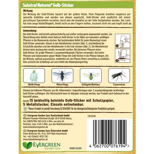 SUBSTRAL® Naturen® Organic Yellow Sticky Traps - 1 Pkg