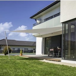 Markiza SunSail CANNES trójkąt 3 x 3 x 3 m - kremowoszary