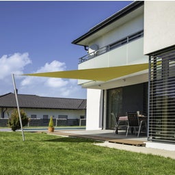 Sonnensegel SunSail CANNES Dreieck 5x5x5m - gelb