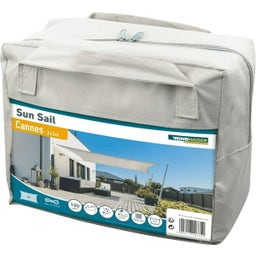 Windhager CANNES Rectangle SunSail 2x3m - Cream-Grey