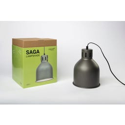 Venso E27 Lampskärm SAGA - Plug & Play - Grå