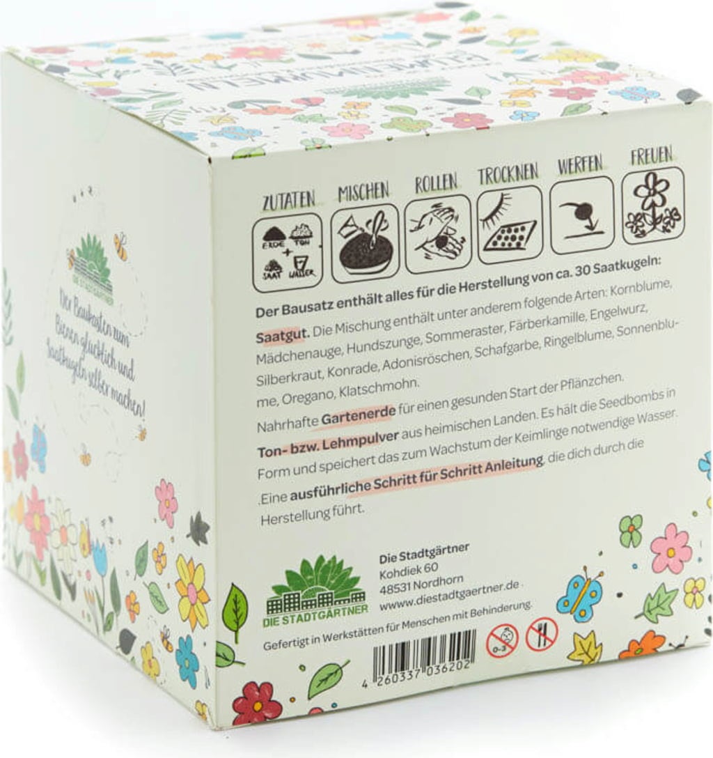Die Stadtgärtner Kit de Billes de Fleurs DIY - 1 kit