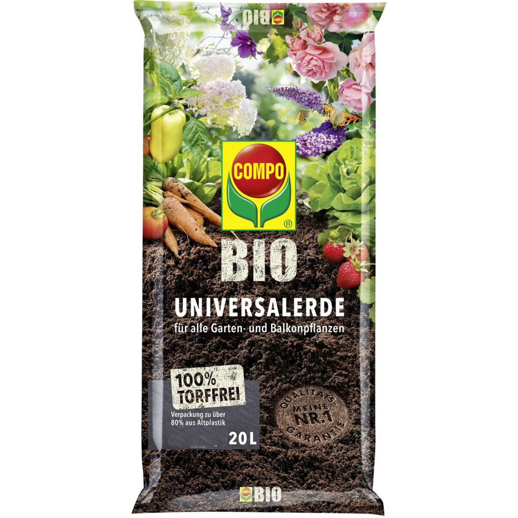 Compo Organic Universal Peat-Free Soil, 20 l - Bloomling International