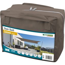 Windhager CANNES Rectangle SunSail 3x4m - Taupe