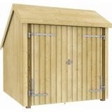 PLUS A/S Bicycle Shed with Double Door