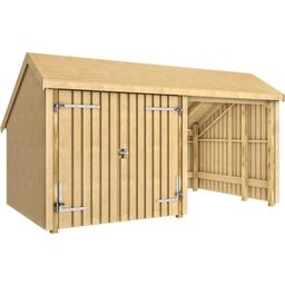 PLUS A/S MULTI Garden Shed with Double Doors - 1 Set