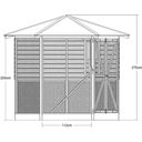 PLUS A/S Hexagonal Chicken House Pavilion - 1 Set