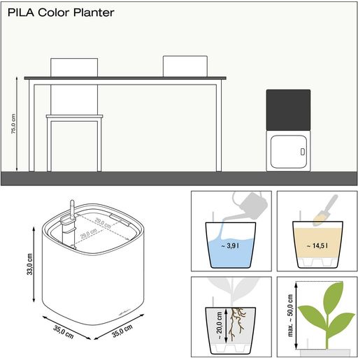 Lechuza Vase PILA Color Planter