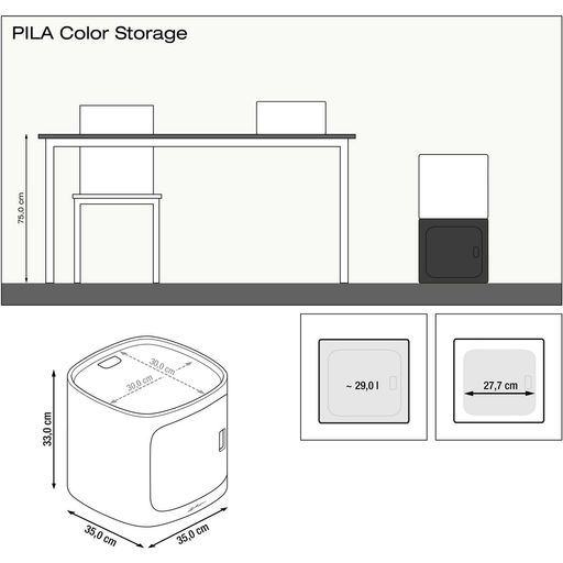 Lechuza PILA Colour Storage Module
