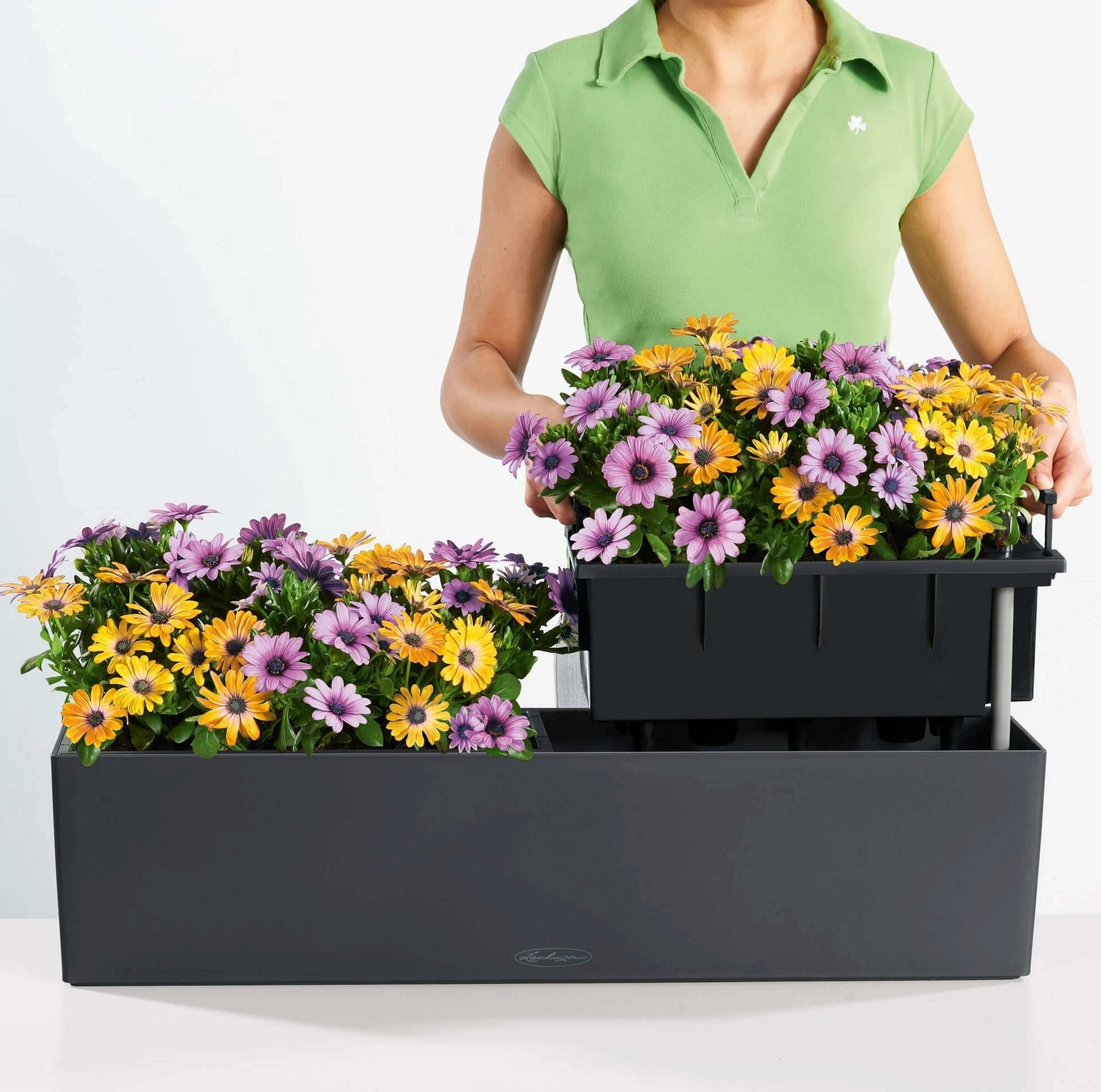 Lechuza Planter Balconera Color 80