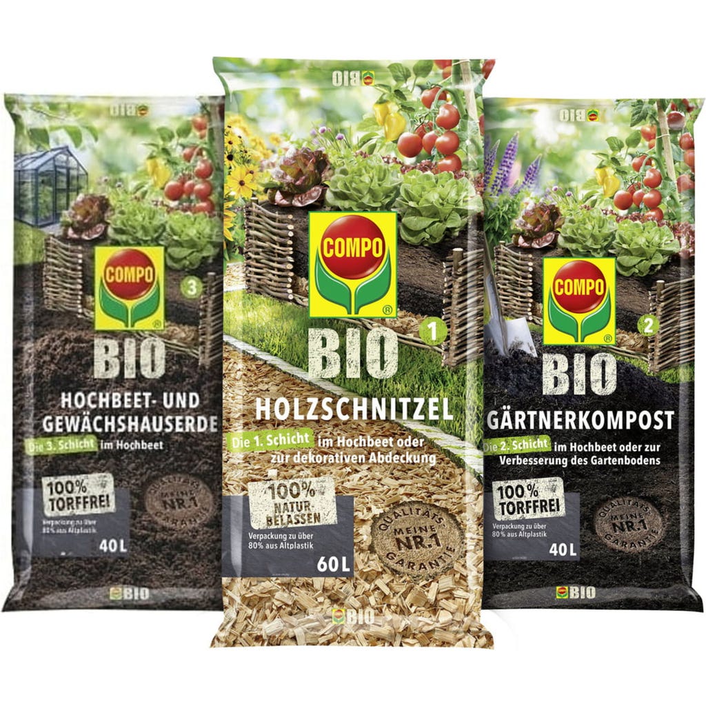 COMPO Hochbeet-Befllung fr 120x120x80, 1 Set - Bloomling sterreich