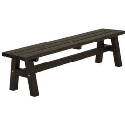PLUS A/S Country Wooden Bench - Black - 1 item
