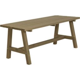 PLUS A/S Country Wooden Table - Gray Brown