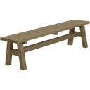 PLUS A/S Country Wooden Bench - Gray Brown