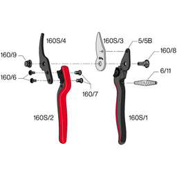 One-handed Tree, Vine and Garden Secateurs - S