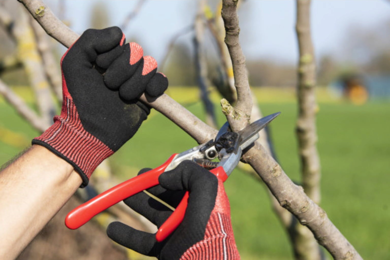 Knitted Gardening Gloves with Nitrile Coating
