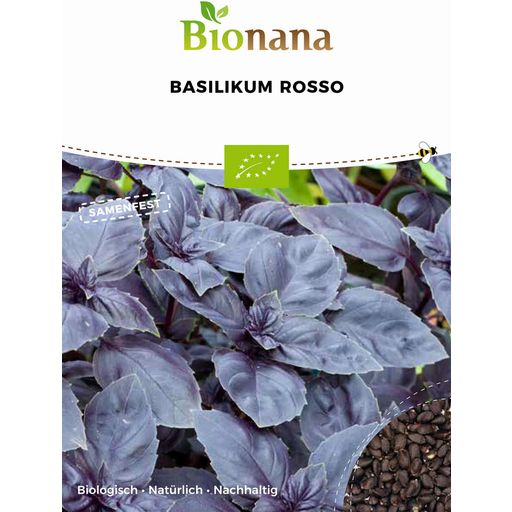Bionana Bio Basilikum „Rosso“ - 1 Pkg