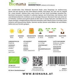 Bionana Organic Borage - 1 Pkg