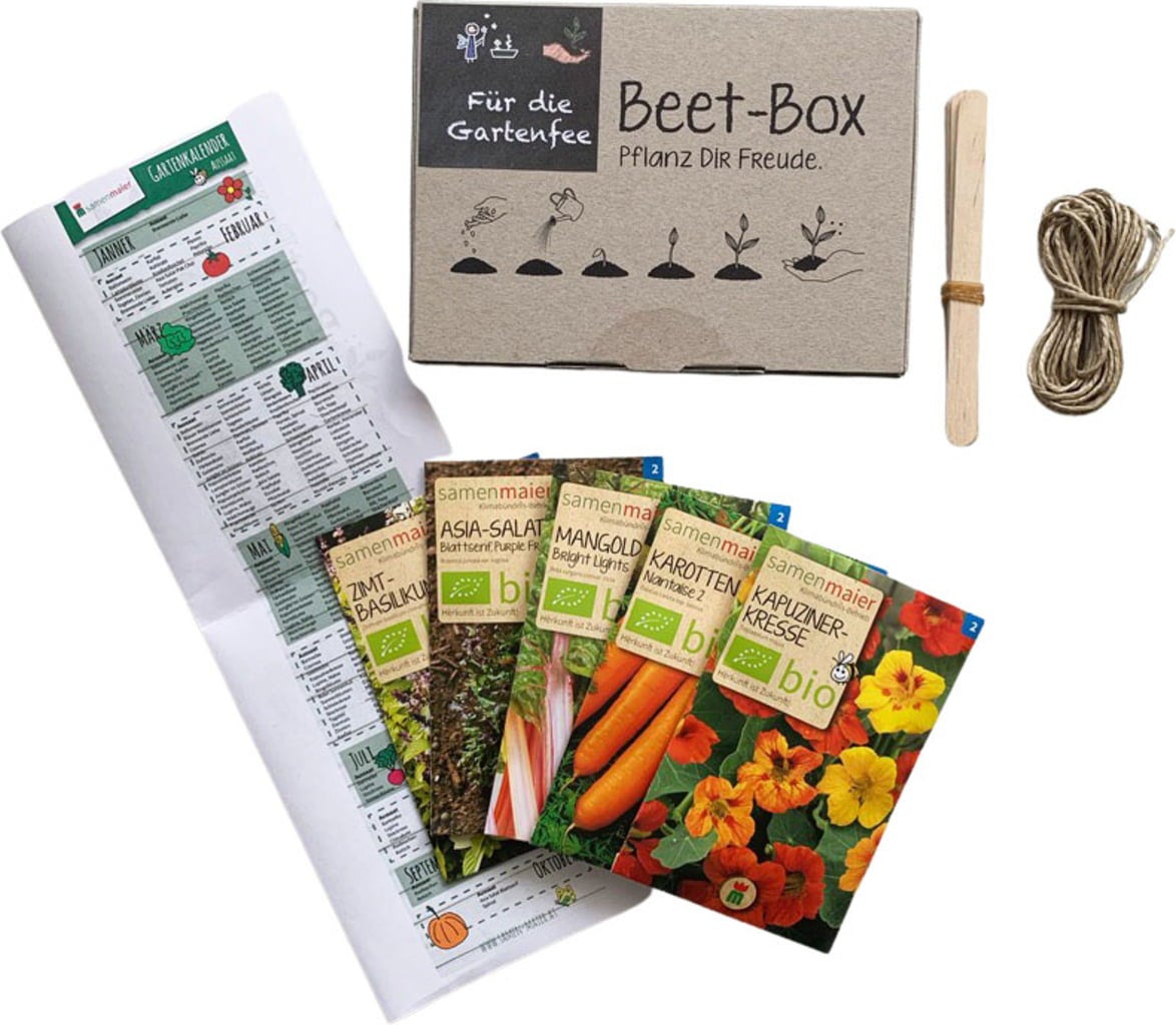 Samen Maier Bio Beet-Box "Für Balkonien-Urlauber"